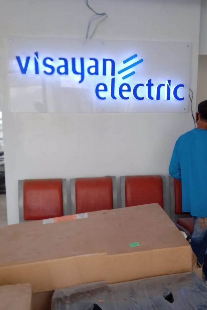 Visayan Electric Company signage JTECH Arts & Signs